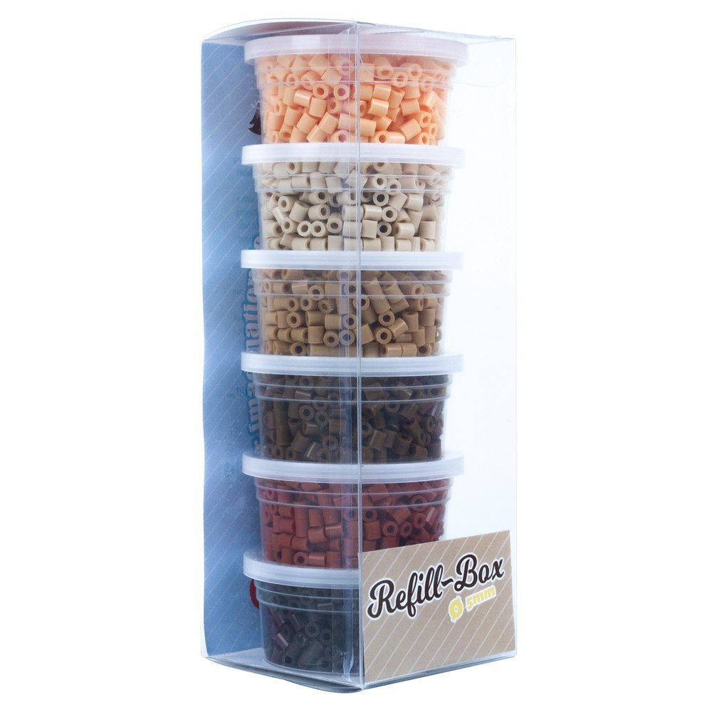 Koraliki do prasowania 3000 szt Odcienie Brązowego