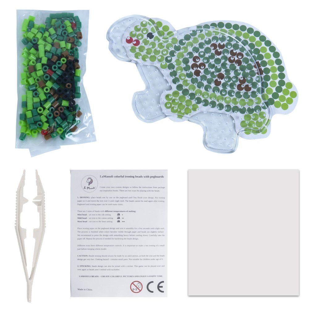 Koraliki do prasowania Szablon ŻÓŁW