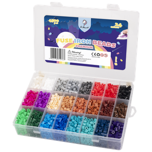 Koraliki do prasowania 4500 szt CIEMNE Kolory