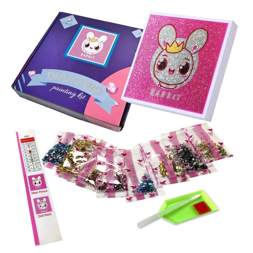 Haft Diamentowy Wzór KRÓLIK La Manuli