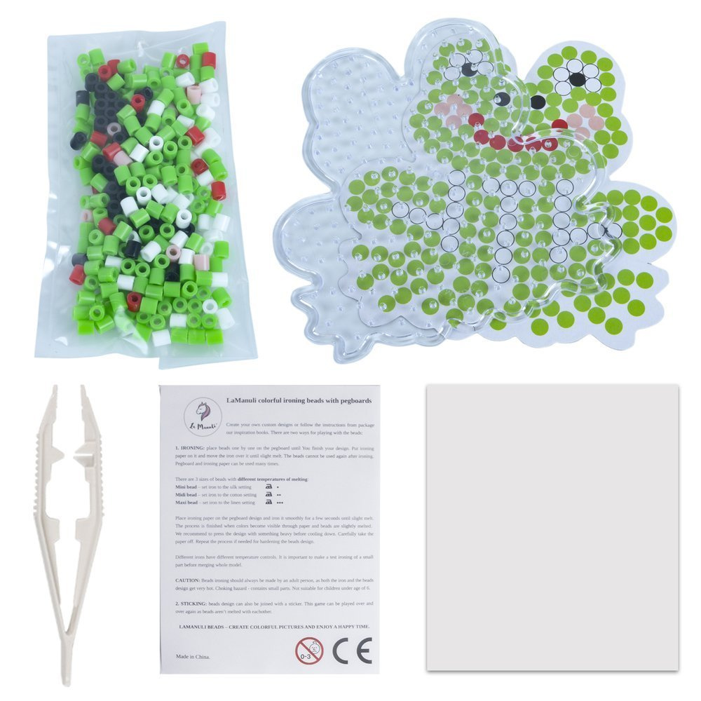 Koraliki do prasowania Szablon ŻABKA