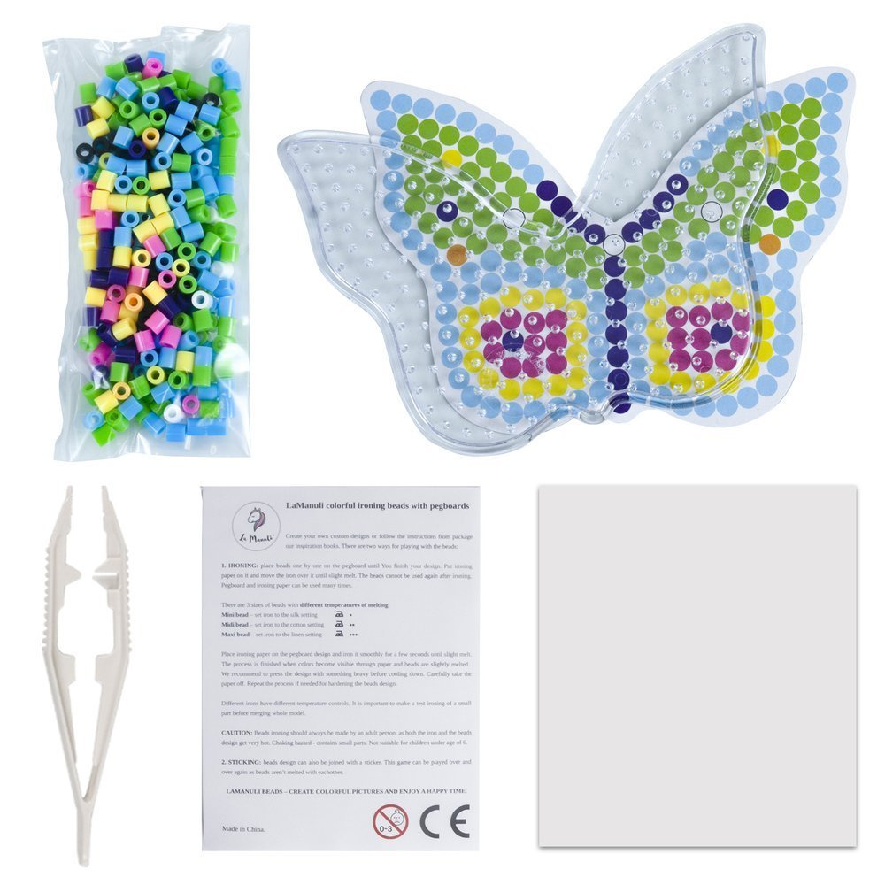 Koraliki do prasowania Szablon MOTYLEK