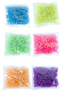 Koraliki wodne - zestaw uzupełniający ŚWIECĄCE