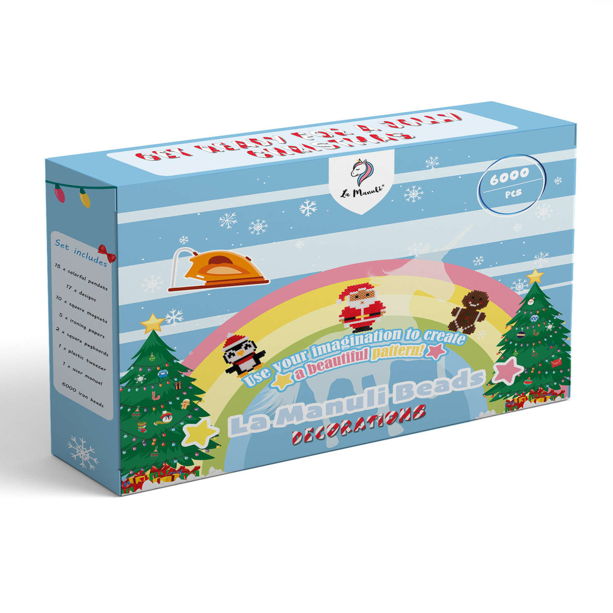 Koraliki do prasowania Zestaw Świąteczne Dekoracje