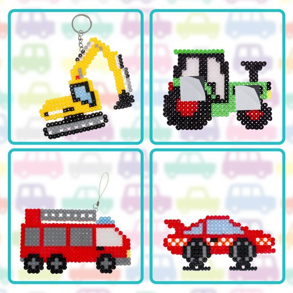 Koraliki do prasowania Zestaw Niesamowite Pojazdy