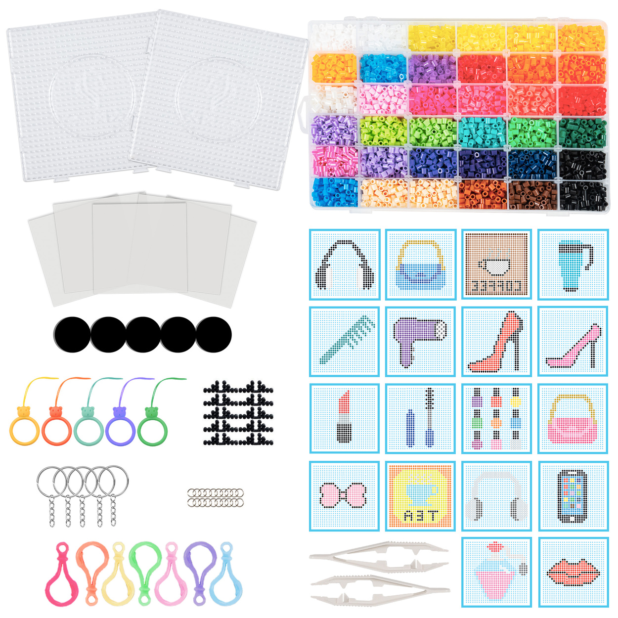 Koraliki do prasowania Zestaw Toaletka