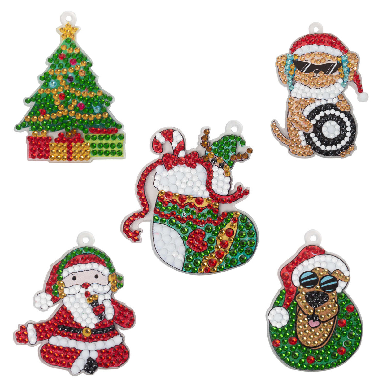 La Manuli Haft Diamentowy dla Dzieci - Świąteczny Zestaw Diamond Painting DP01