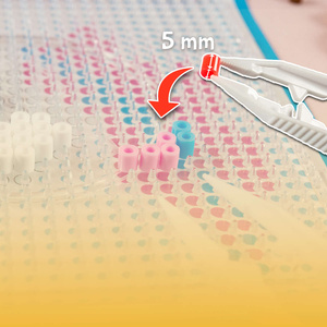 La Manuli PODKŁADKA Duża Szablon do Koralików do Prasowania
