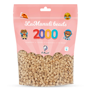 Koraliki do prasowania 2000 JASNE BRĄZOWE (LA.W21)