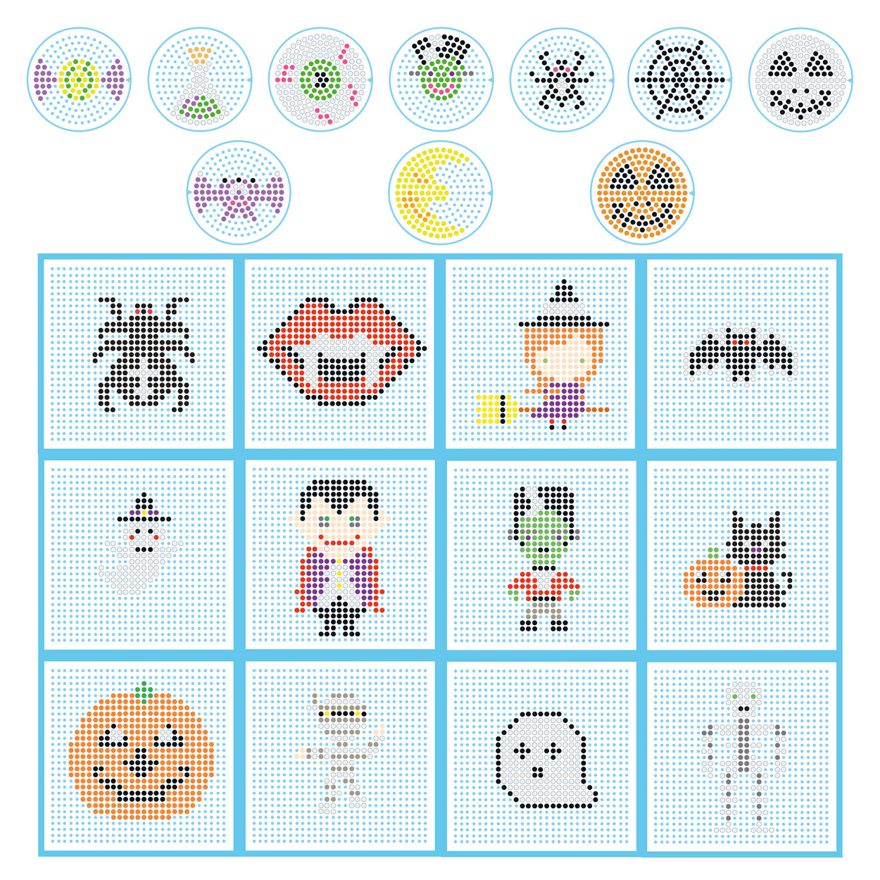 Koraliki do prasowania Zestaw Halloween