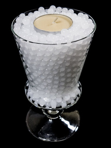 Kulki wodne, żelowe La Manuli - białe, perłowe