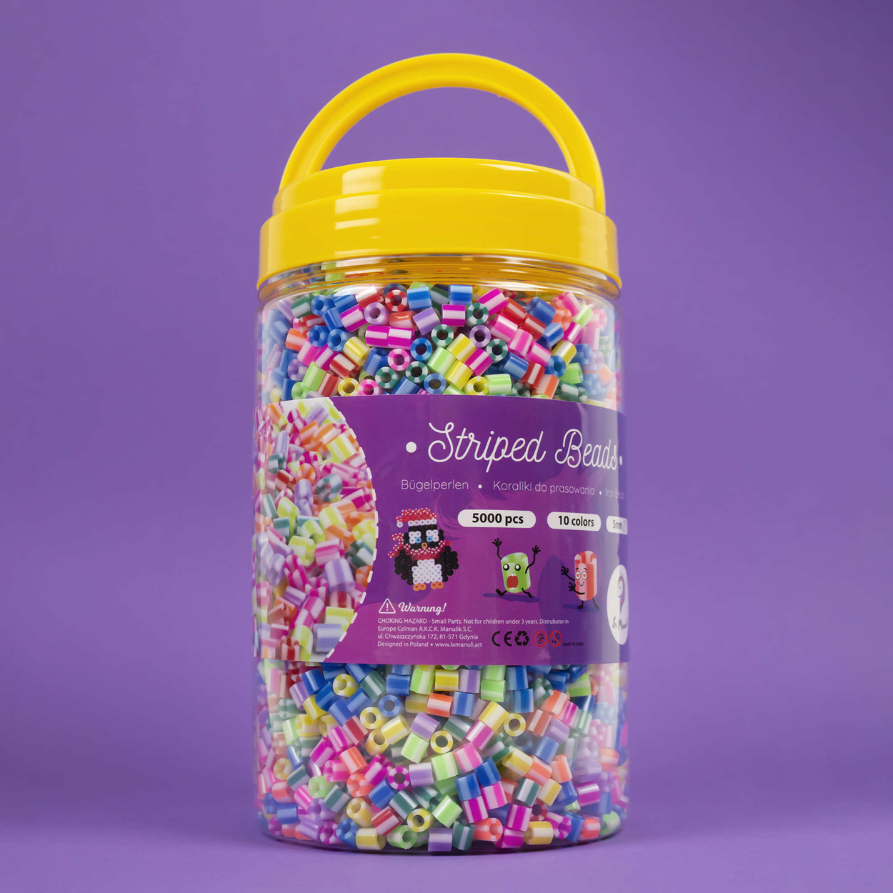 Koraliki do prasowania 5000 szt DWUKOLOROWE