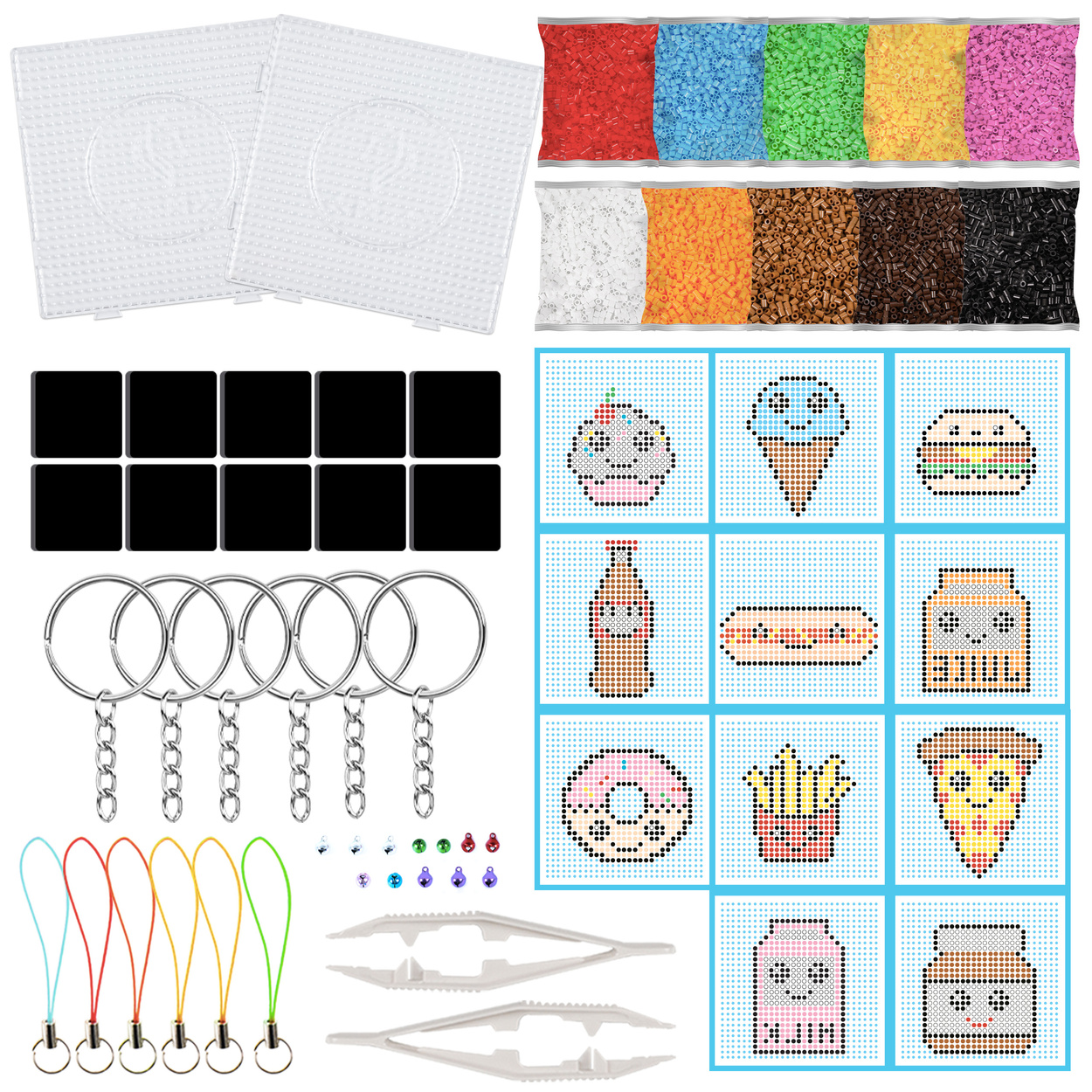 Koraliki do prasowania Zestaw Fastfood