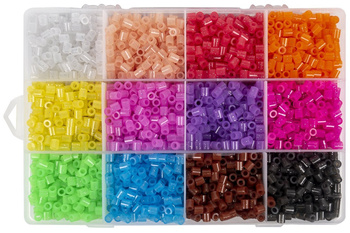 Koraliki do prasowania 4000 szt BROKATOWE Kolory