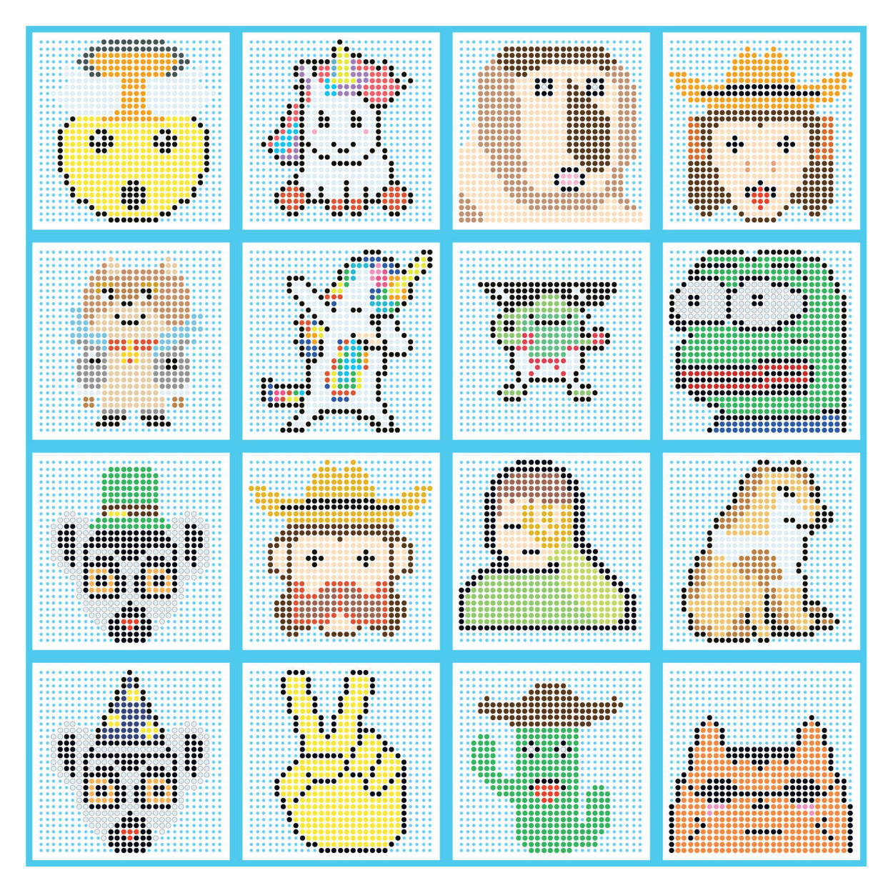 Koraliki do prasowania Zestaw Memy i Emoji