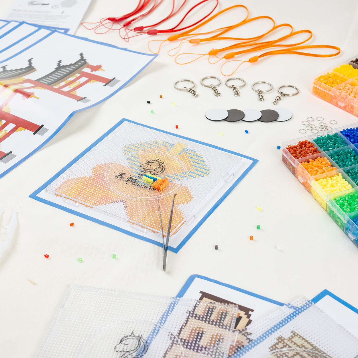 Mini Koraliki do prasowania Zestaw Światowe Budowle