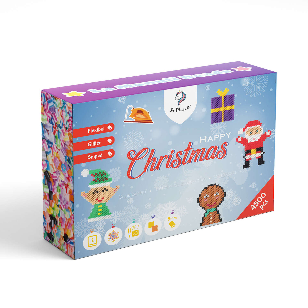 Koraliki do prasowania Zestaw Happy Christmas