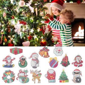 La Manuli Haft Diamentowy dla Dzieci - Świąteczny Zestaw Diamond Painting DP01