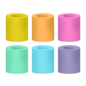 Koraliki do prasowania 1500 szt Junior Maxi Pastelowe