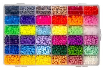 Koraliki do prasowania 11000 szt MIX + ŚWIECĄCE W CIEMNOŚCI