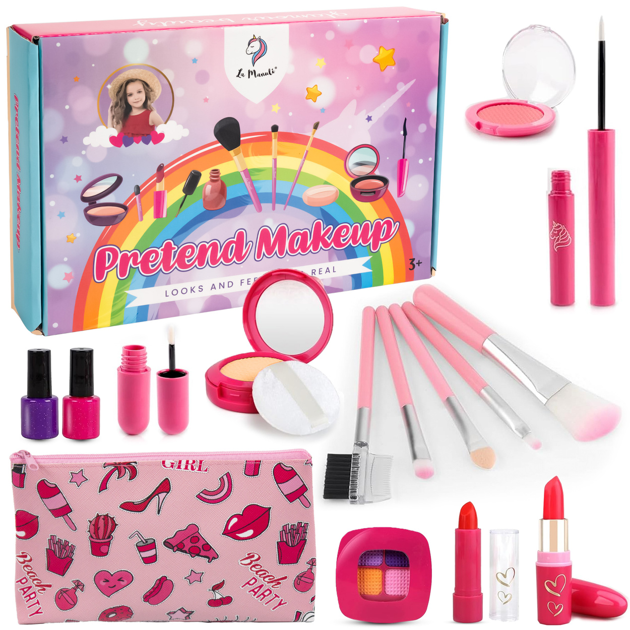Kosmetyki dla dziewczynki - zestaw Beauty