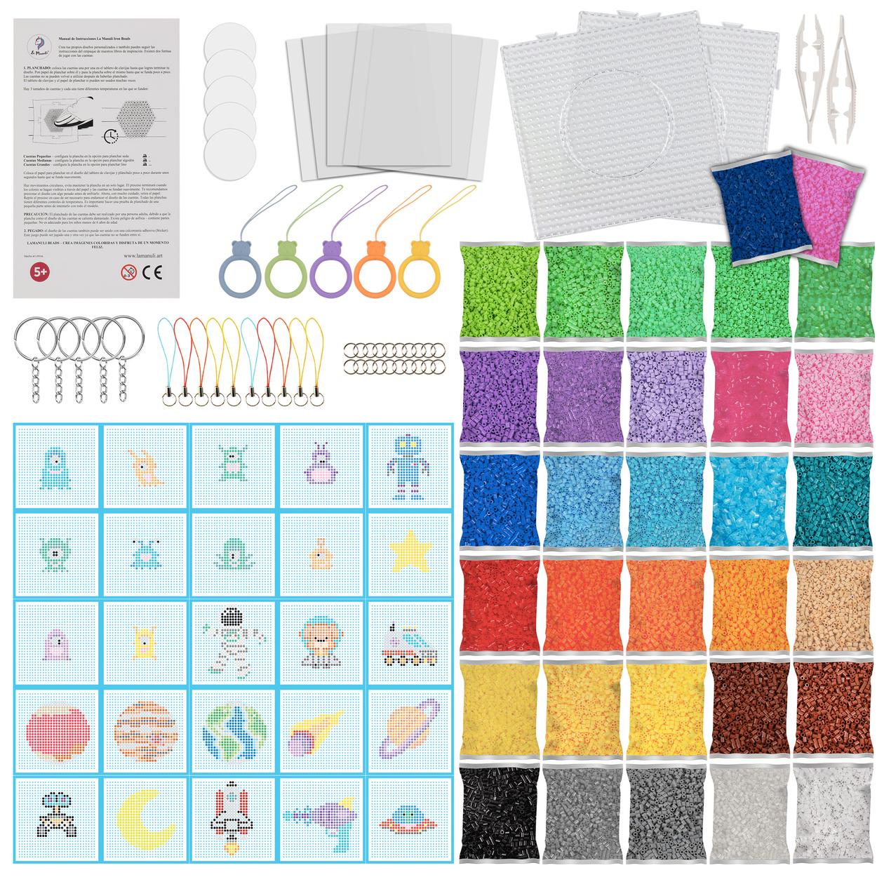 Koraliki do prasowania Zestaw Kosmiczna Przygoda