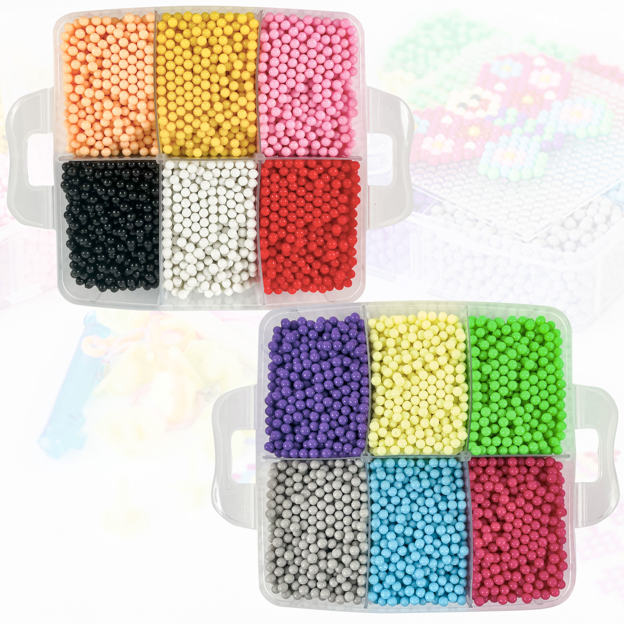 Koraliki Wodne La Manuli 10000 sztuk - kuferek XL