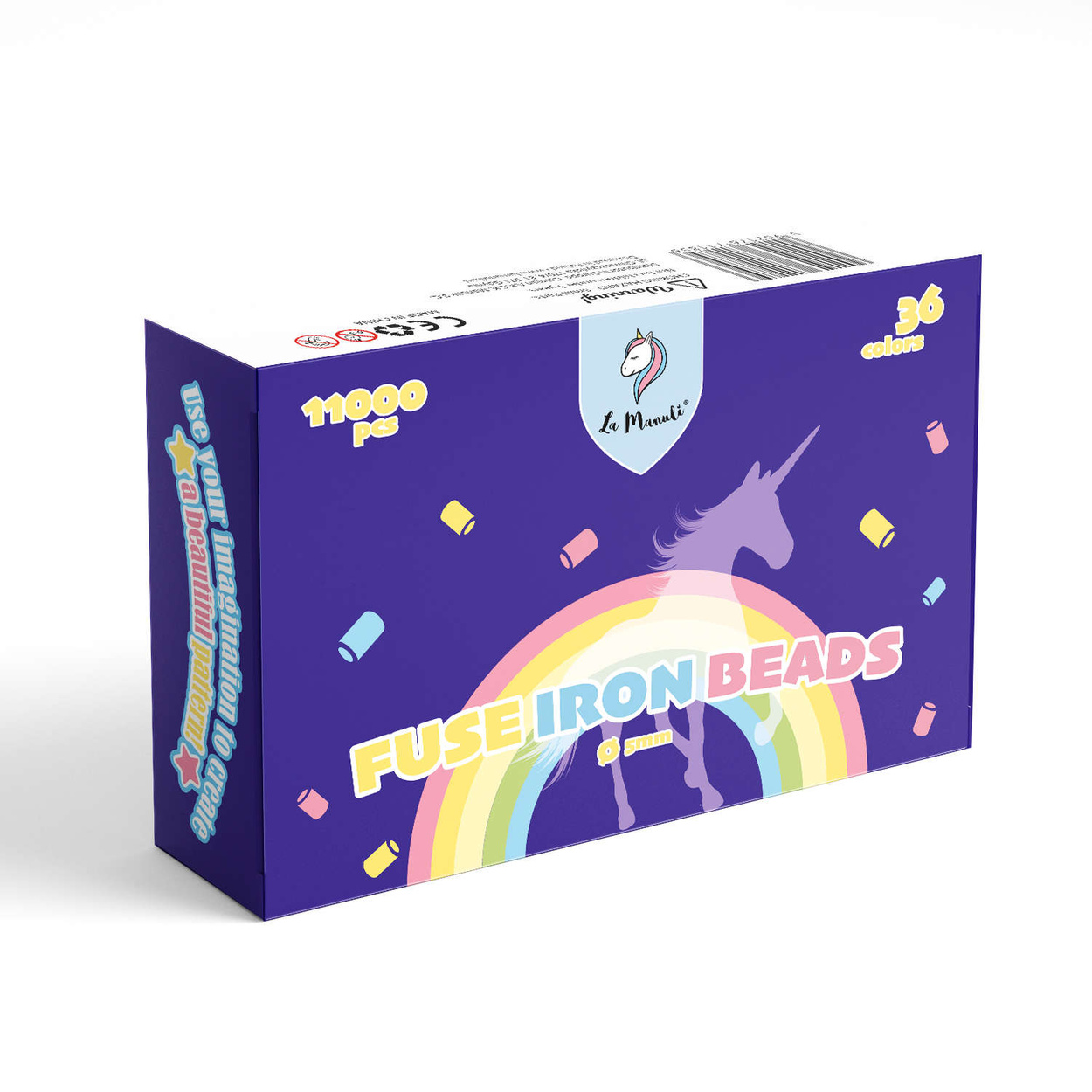 Koraliki do prasowania 11000 szt MIX + ŚWIECĄCE W CIEMNOŚCI