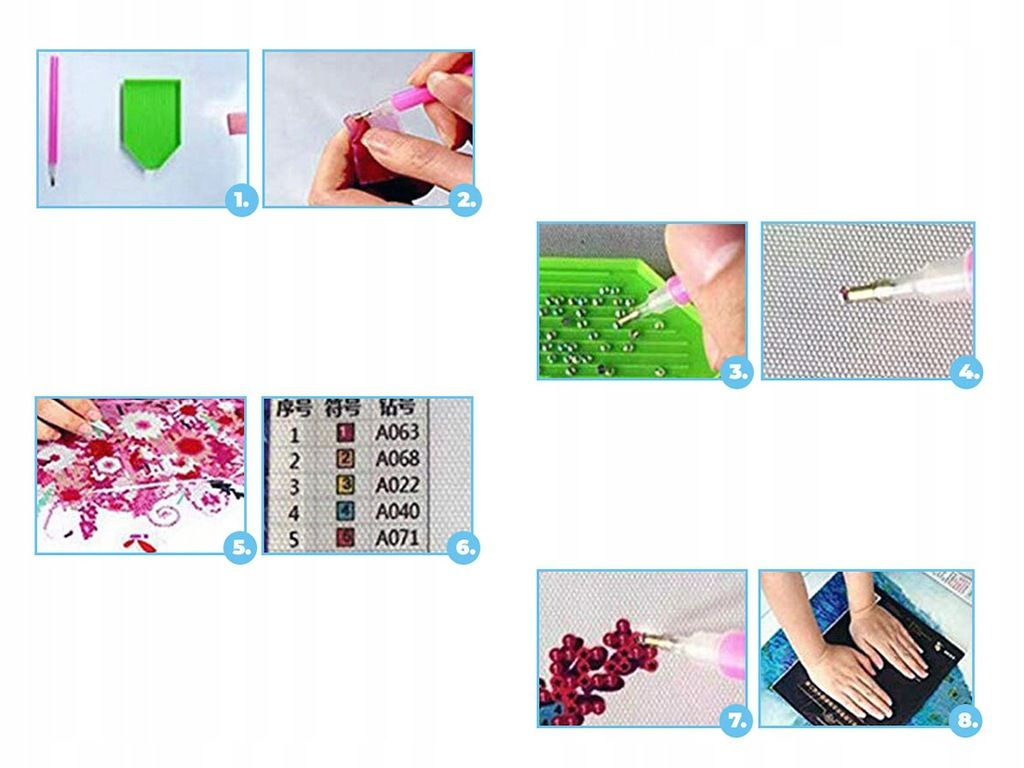 Haft Diamentowy Wzór DINOZAUR La Manuli