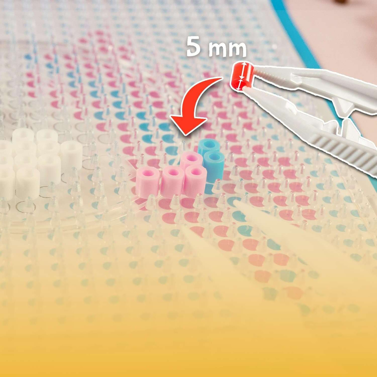 Koraliki do prasowania 5000 szt KOLOROWE