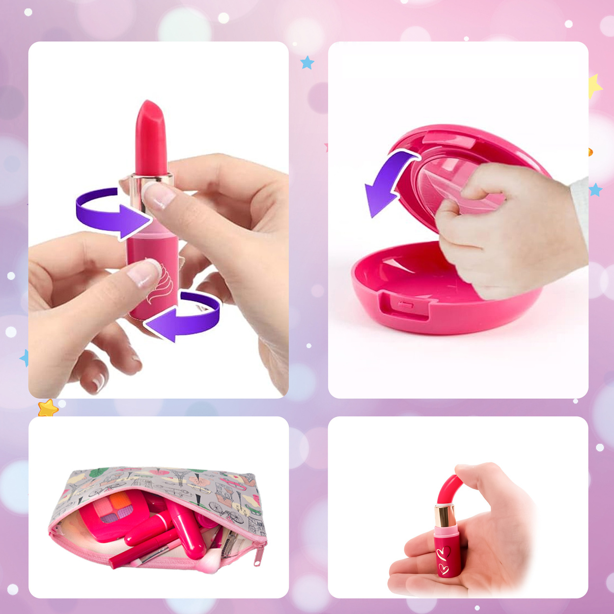 Kosmetyki dla dziewczynki - zestaw Kitty