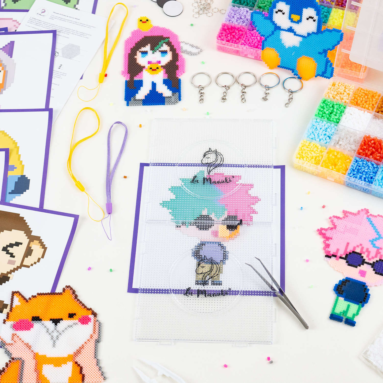 Mini Koraliki do prasowania Zestaw Anime i Manga