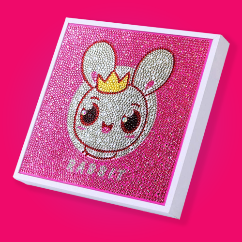 Haft Diamentowy Wzór KRÓLIK La Manuli