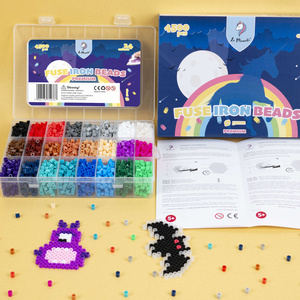 Koraliki do prasowania 4500 szt CIEMNE Kolory