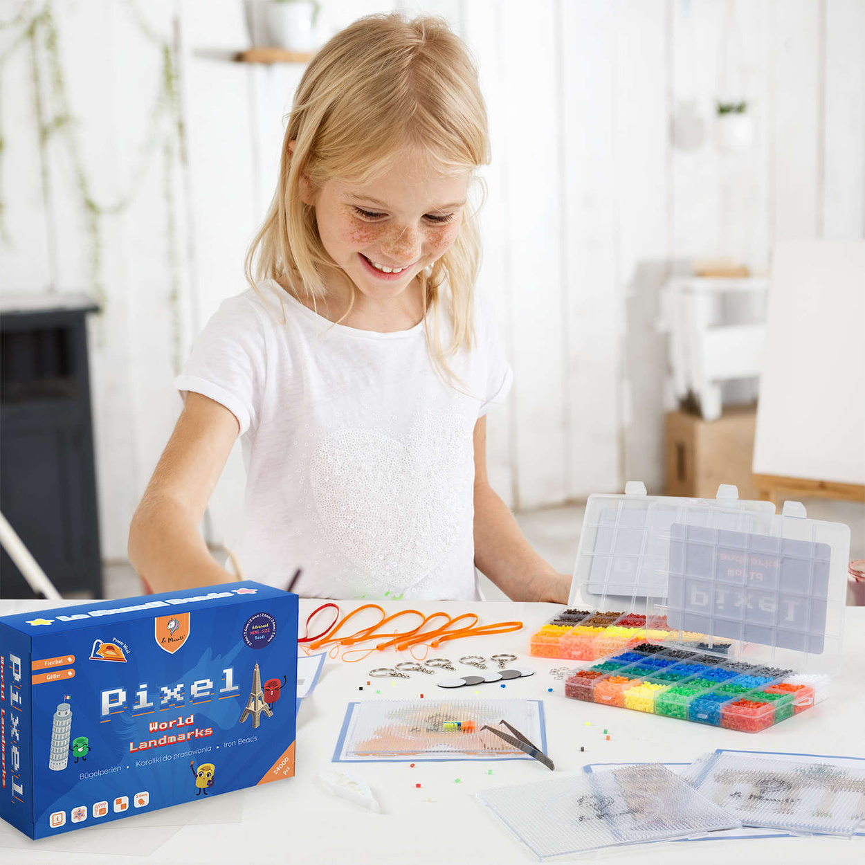 Mini Koraliki do prasowania Zestaw Światowe Budowle