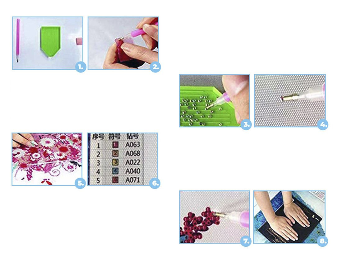 Haft Diamentowy Wzór KRÓLIK La Manuli