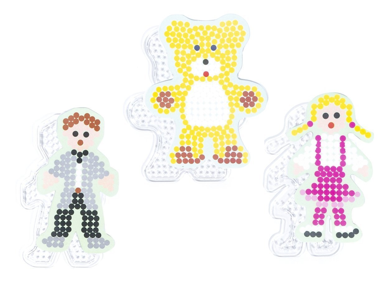 Szablony do Koralików do prasowania DZIEWCZYNKA MIŚ CHŁOPIEC