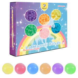 Koraliki wodne - zestaw uzupełniający ŚWIECĄCE