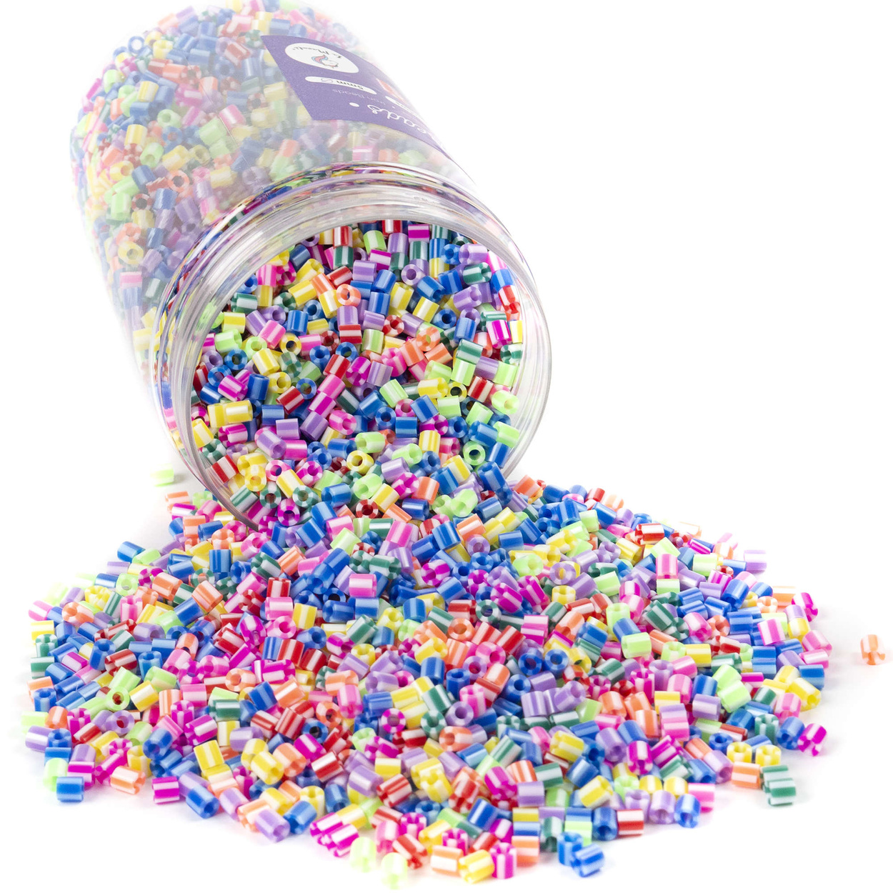 Koraliki do prasowania 5000 szt DWUKOLOROWE