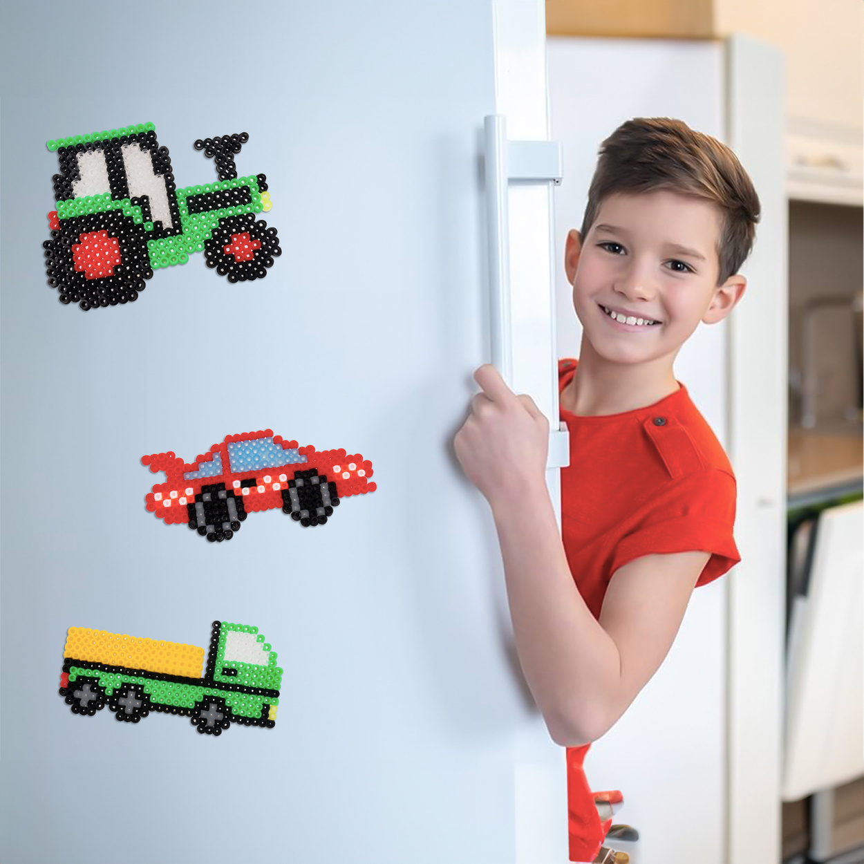 Koraliki do prasowania Zestaw Niesamowite Pojazdy