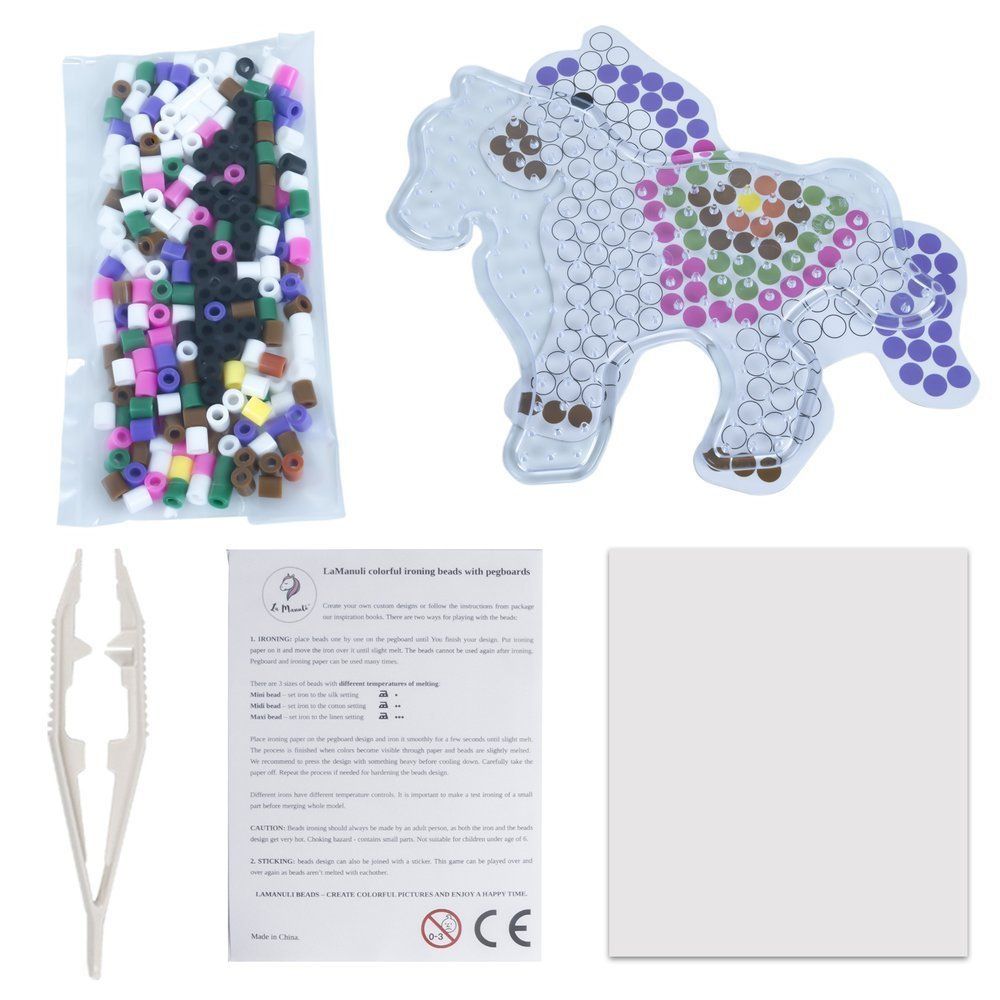 Jednorożec z Koralików do Prasowania