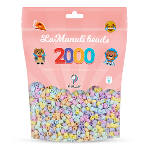 Koraliki do prasowania 2000 PASTELOWE (LA.W07-R6)