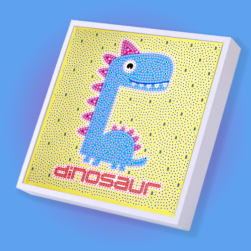 Haft Diamentowy Wzór DINOZAUR La Manuli