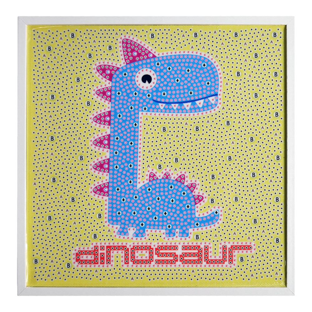 Haft Diamentowy Wzór DINOZAUR La Manuli