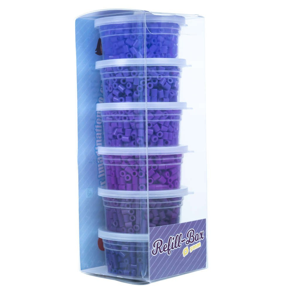 Koraliki do prasowania 3000 szt Odcienie Fioletowego