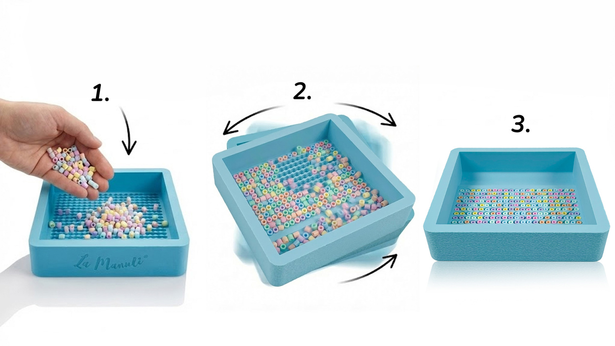 La Manuli Organizer do koralików do prasowania 5 mm