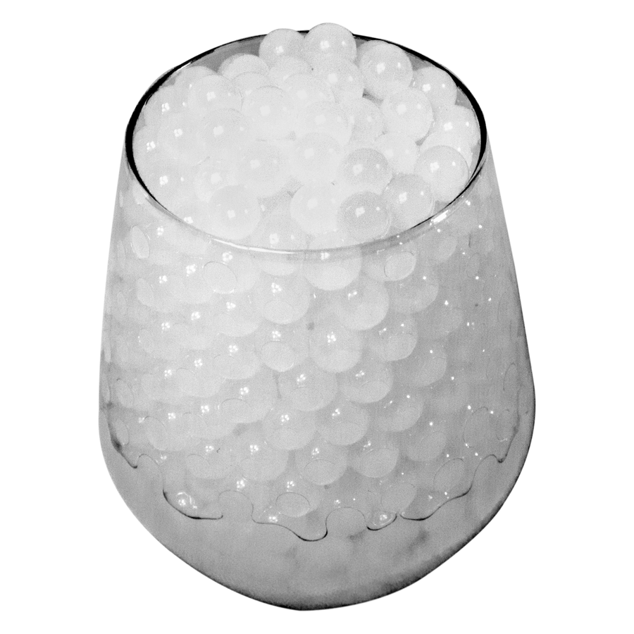 Kulki wodne, żelowe La Manuli - białe, perłowe