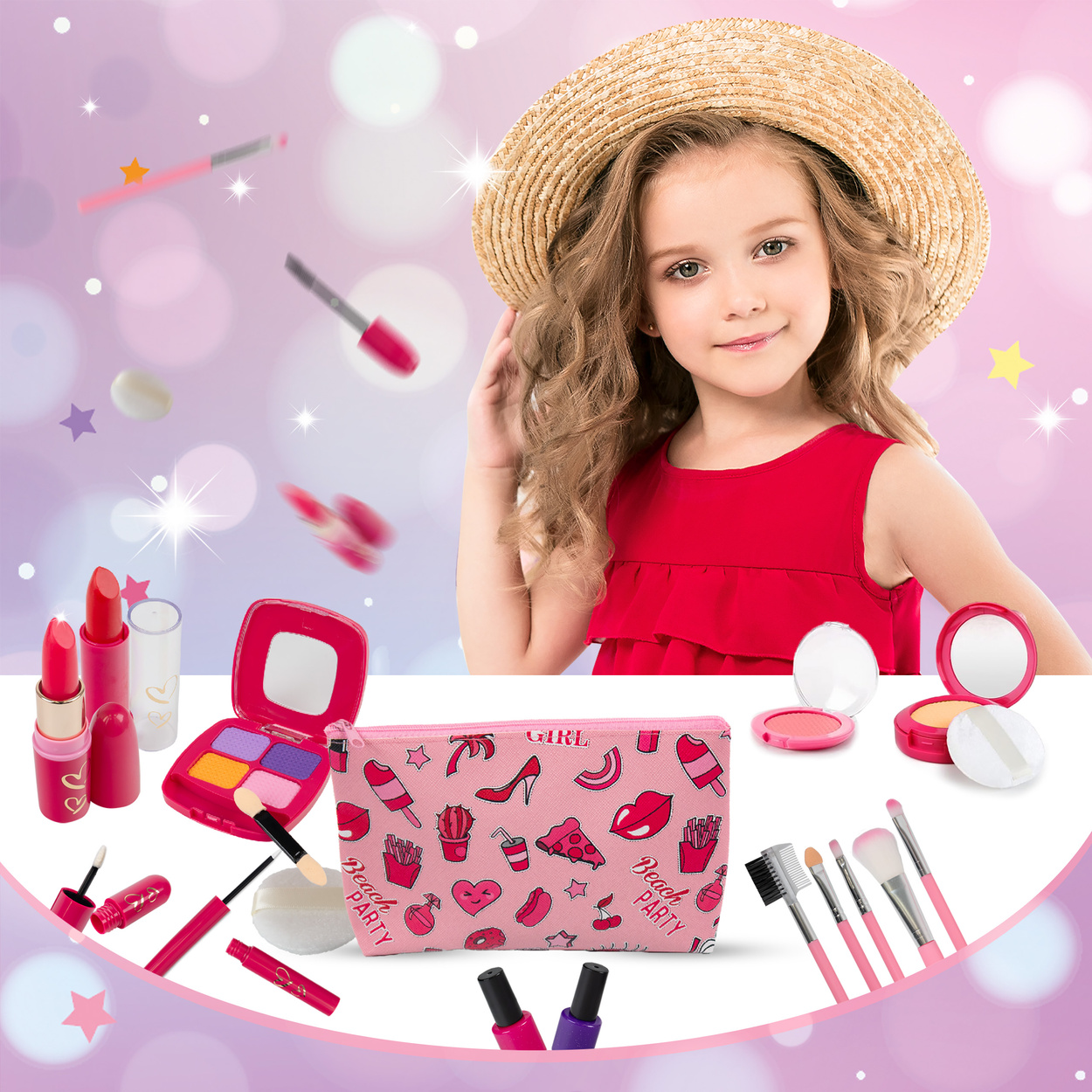 Kosmetyki dla dziewczynki - zestaw Beauty