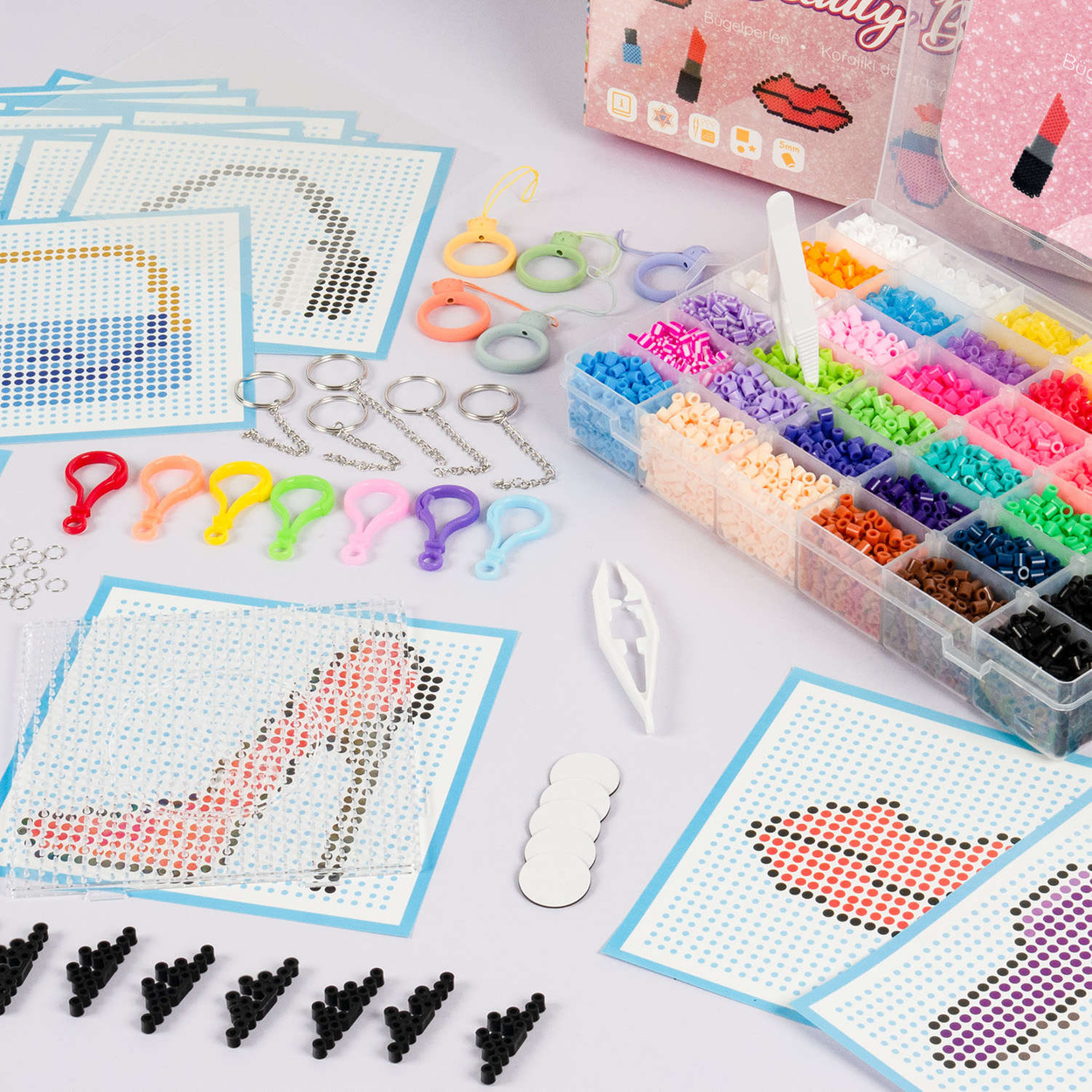 Koraliki do prasowania Zestaw Toaletka