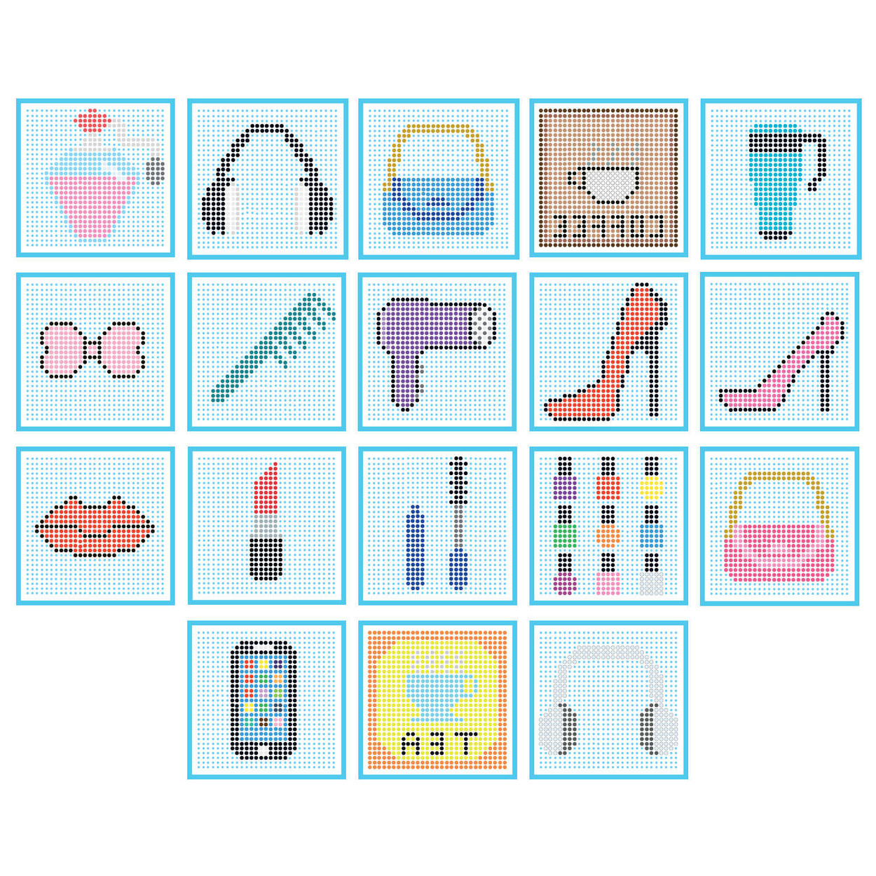 Koraliki do prasowania Zestaw Toaletka